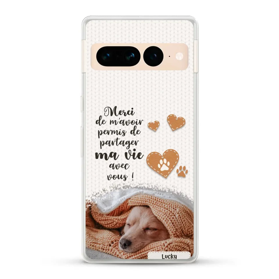 Merci - Coque de téléphone personnalisée