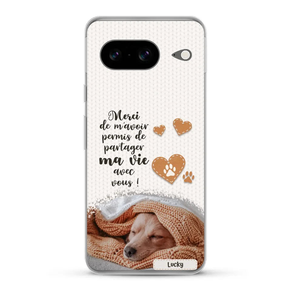 Merci - Coque de téléphone personnalisée