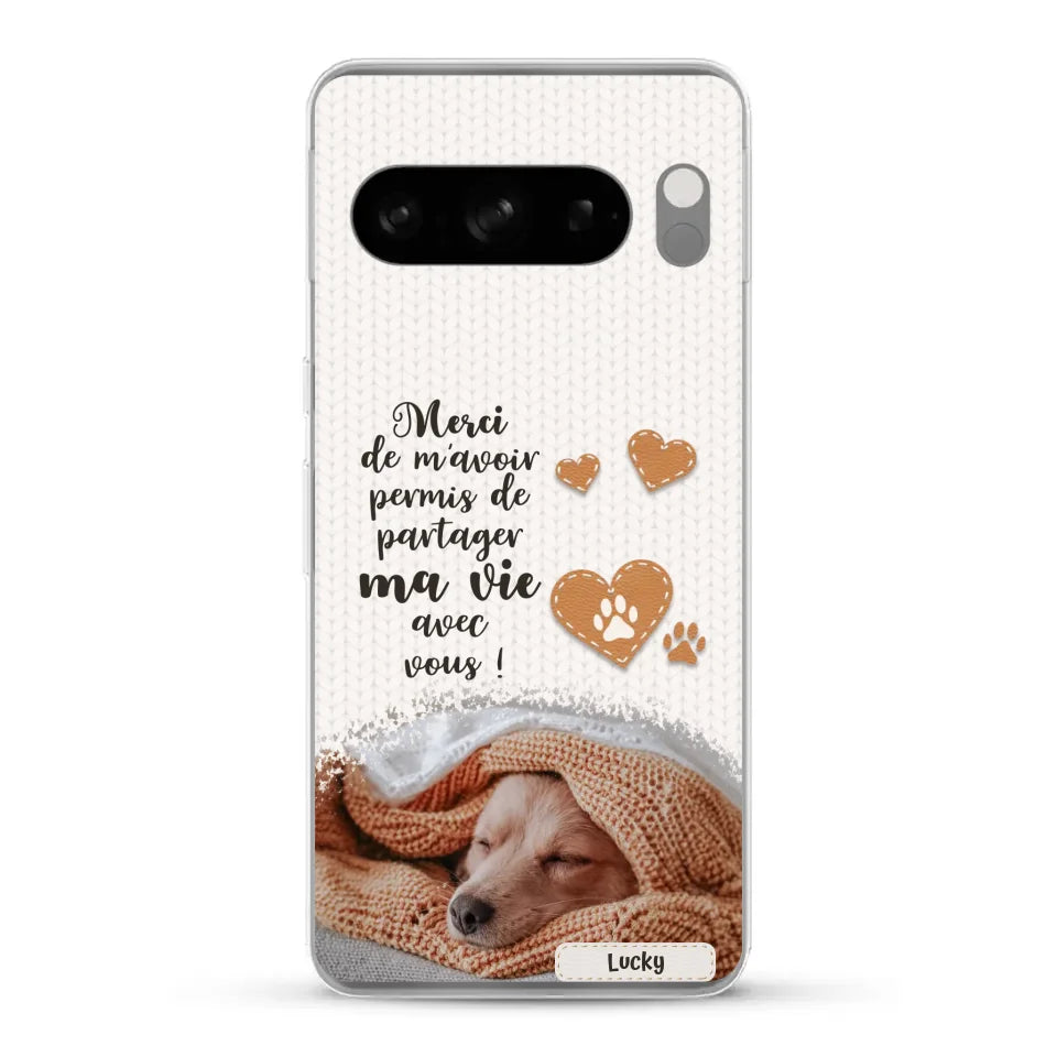 Merci - Coque de téléphone personnalisée