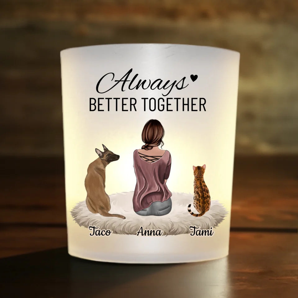 Mon chouchou - Verre à bougie personnalisé