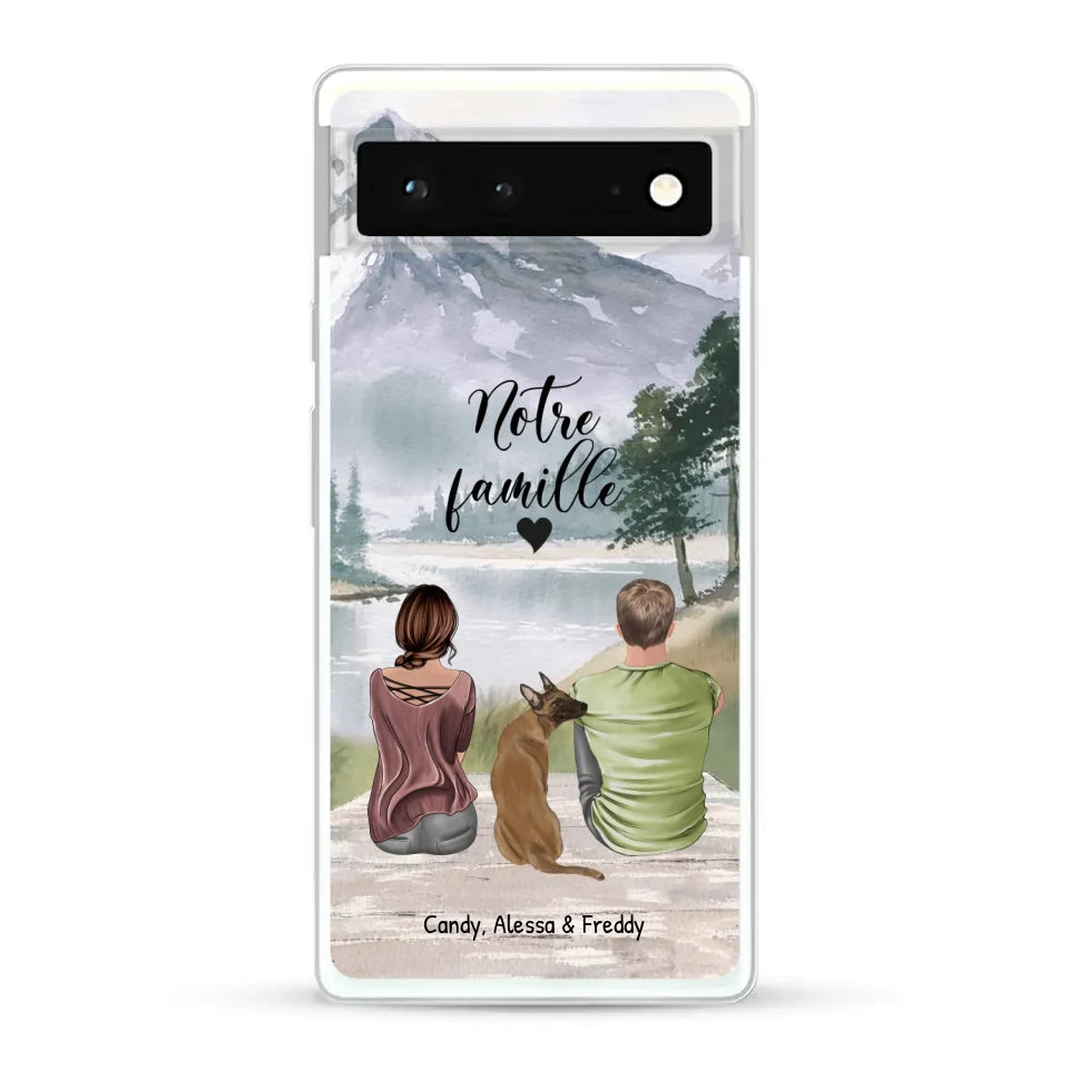 Meilleurs amis Couple - Coque de téléphone personnalisée