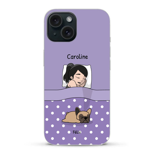 Câlins avec mes amis à poils - Coque de téléphone personnalisée