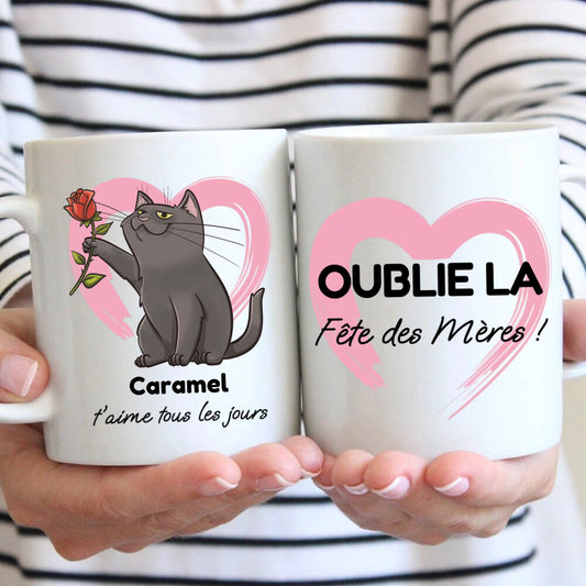 Ton chat t'aime - Mug personnalisé