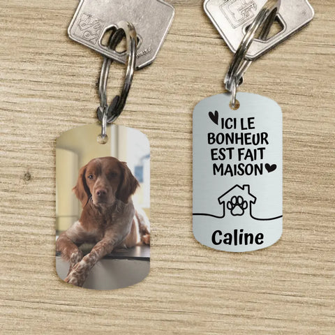 Fait maison - Porte-clés Dog Tag personnalisé - Featured Image