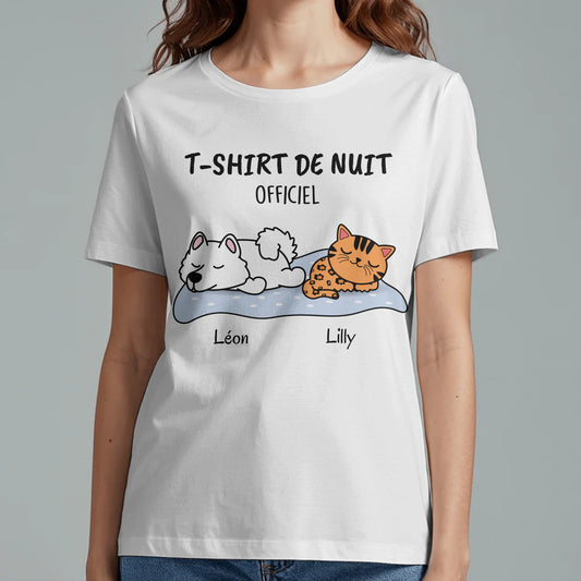 T-shirt de nuit - T-Shirt personnalisé