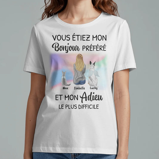 Mon bonjour préféré - T-Shirt personnalisé