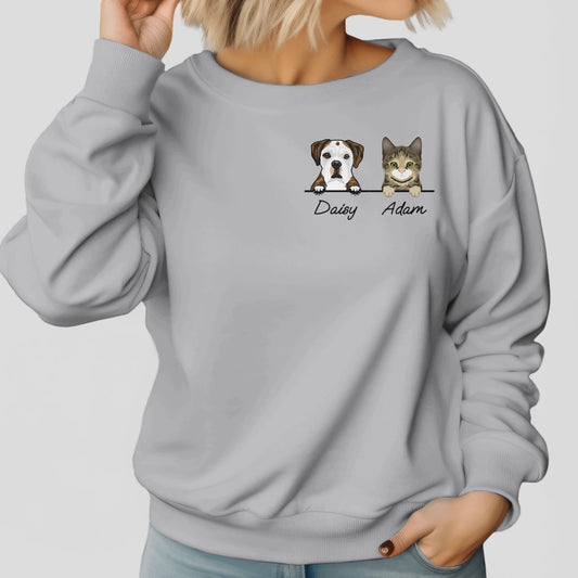 Animaux curieux - Sweat personnalisé