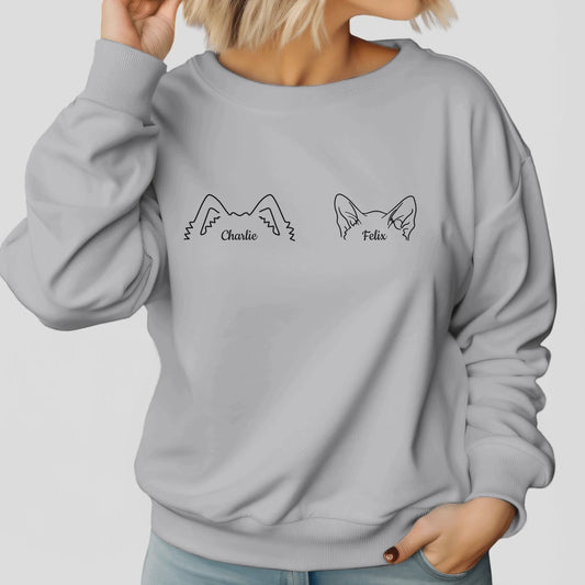 Oreilles d'animaux - Sweat personnalisé