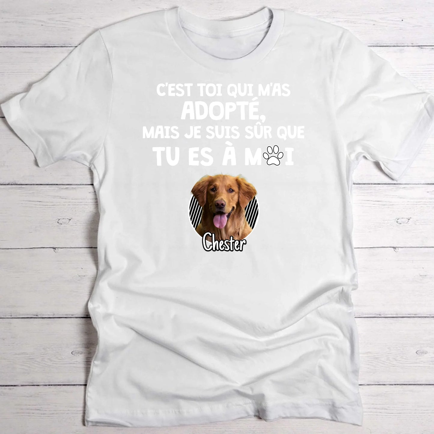 Adopté - T-Shirt personnalisé