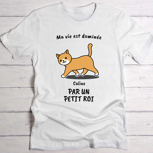 Ma vie avec une reine - T-Shirt personnalisé
