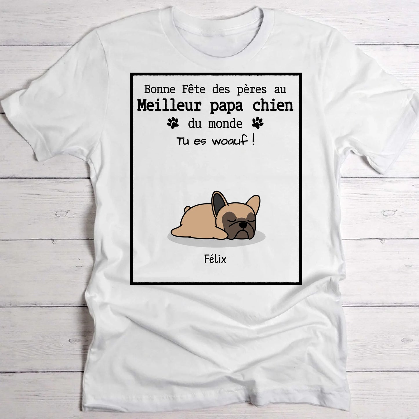 Je t'aime - T-Shirt personnalisé