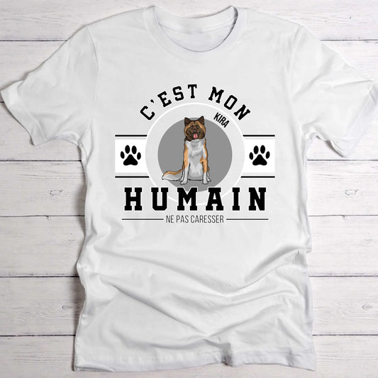 C'est mon humain - T-shirt personnalisé