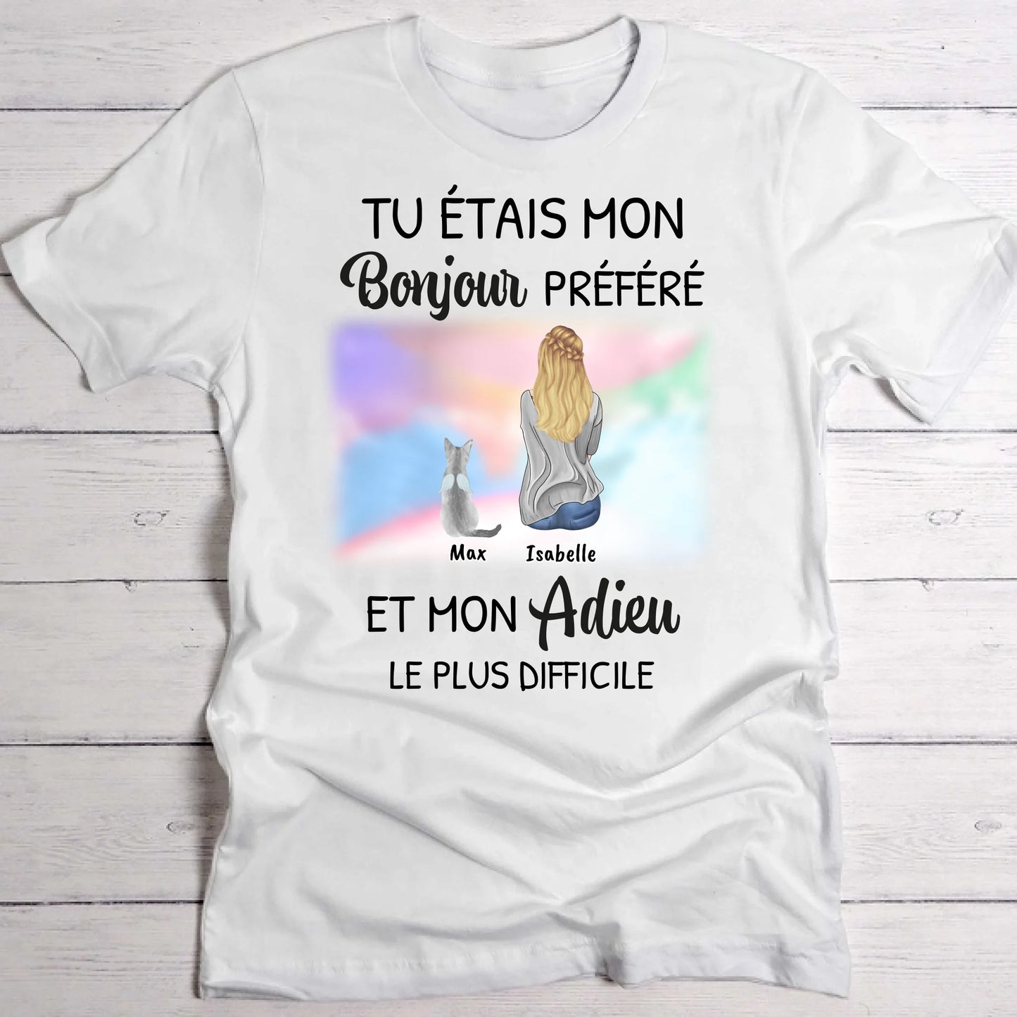 Mon bonjour préféré - T-Shirt personnalisé
