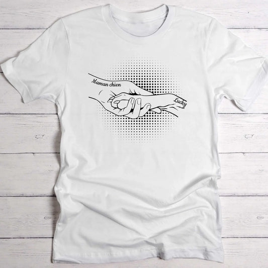 Main et patte - T-Shirt personnalisé