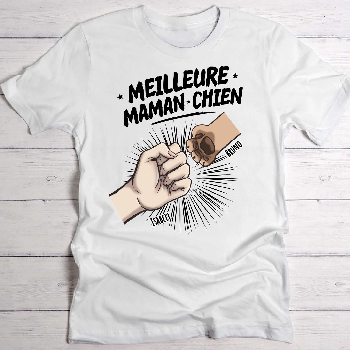 Les meilleurs amis des animaux - T-Shirt personnalisé
