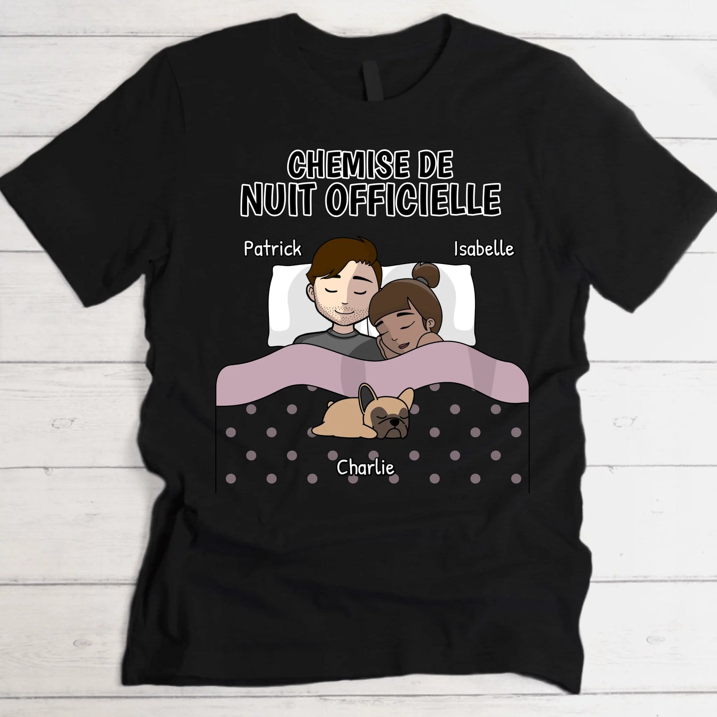 Câlins avec nos amis à poils - T-Shirt personnalisé