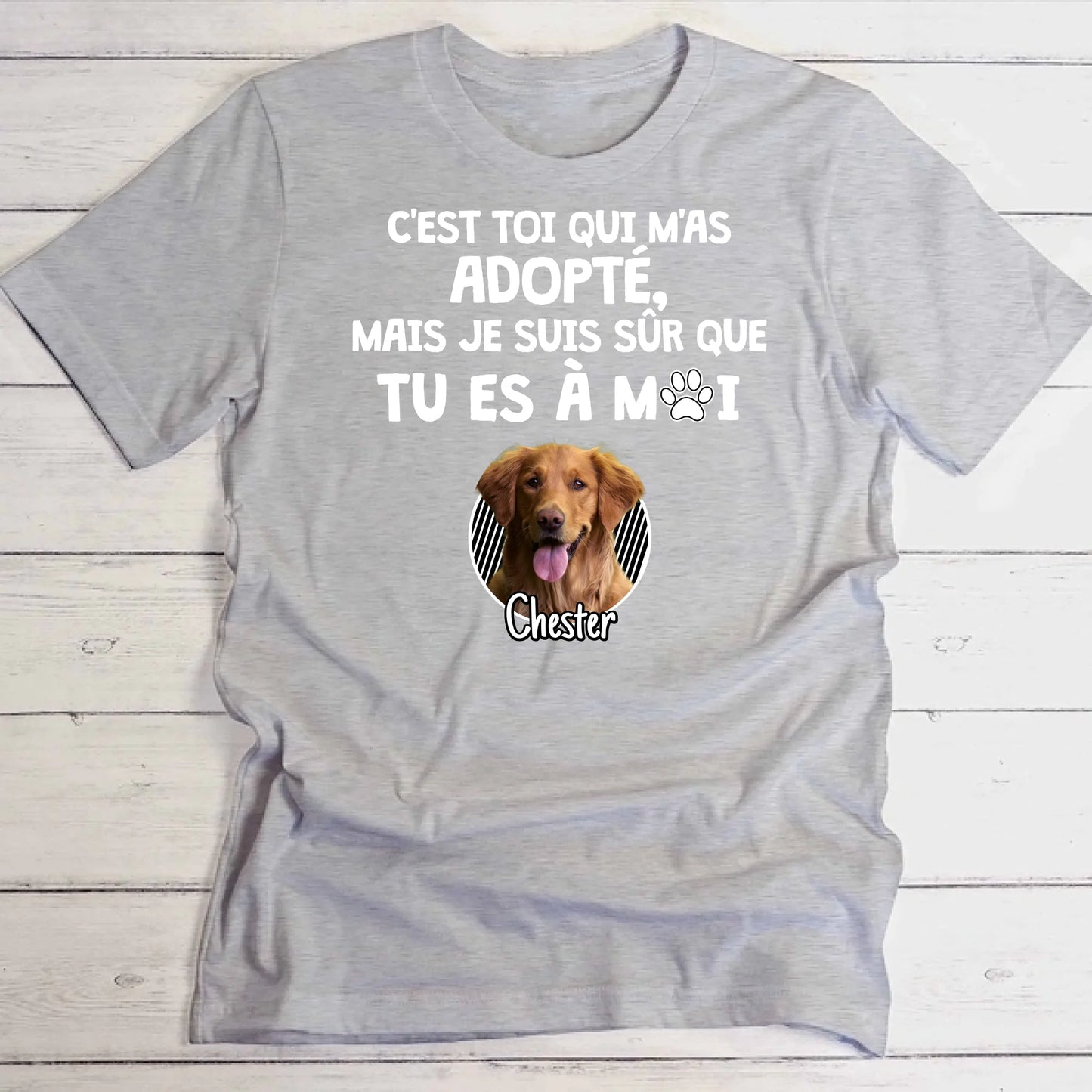 Adopté - T-Shirt personnalisé