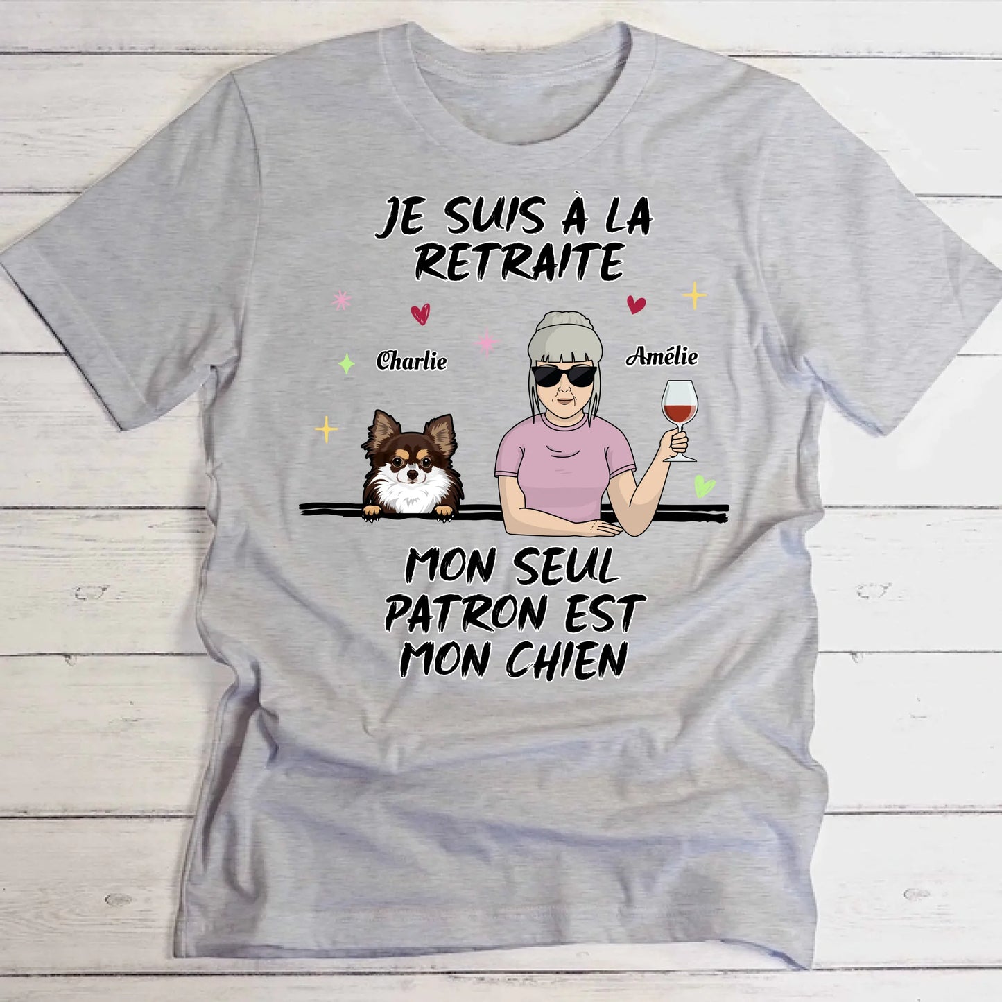 Je suis à la retraite - T-Shirt personnalisé