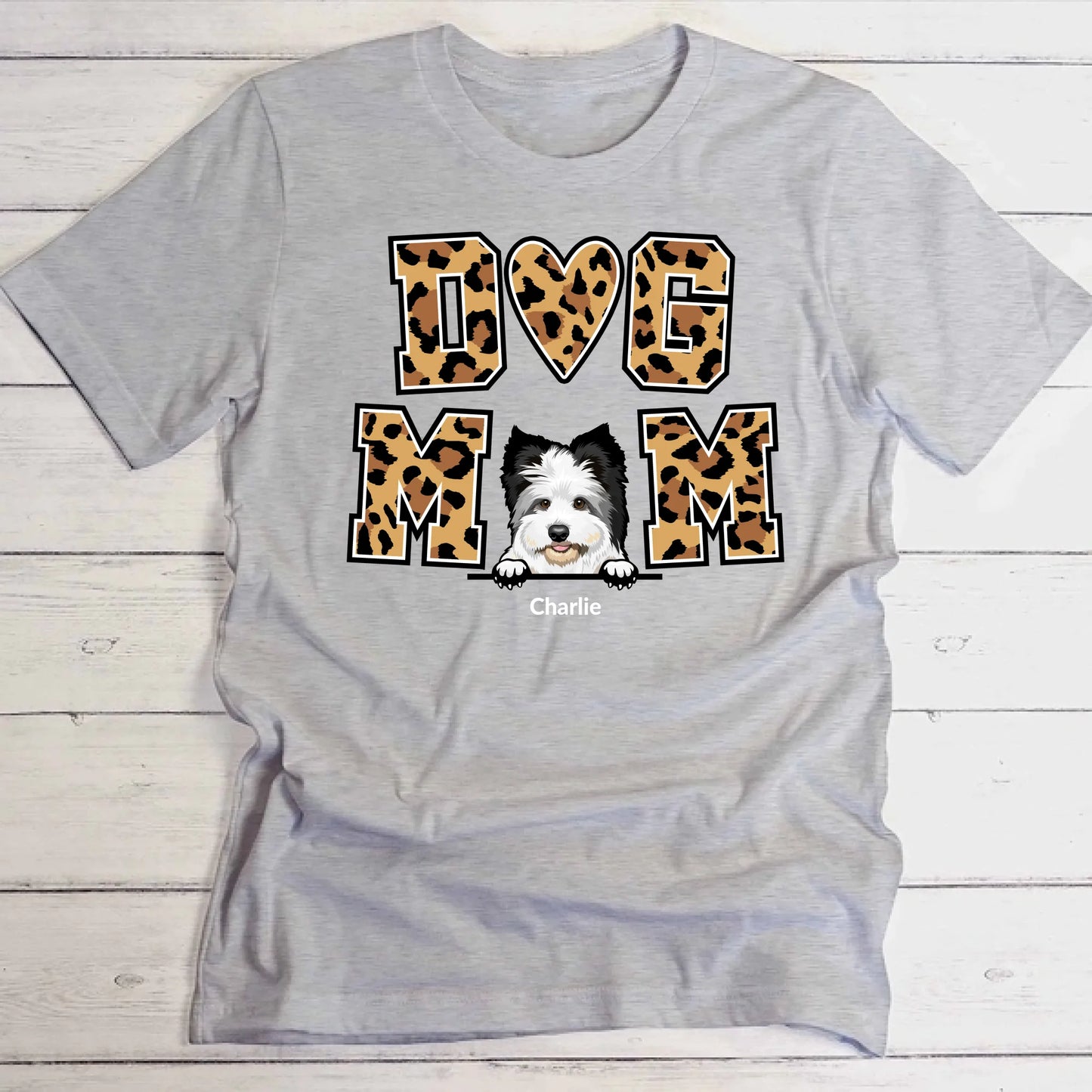 Dog Mom - T-Shirt personnalisé