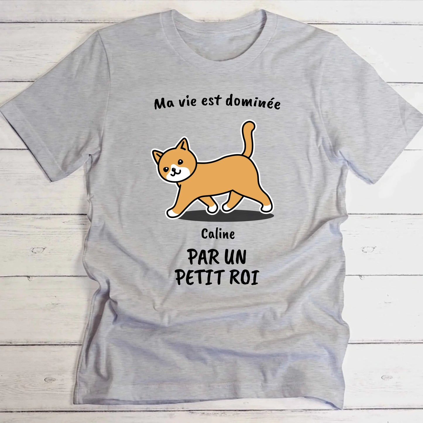 Ma vie avec une reine - T-Shirt personnalisé