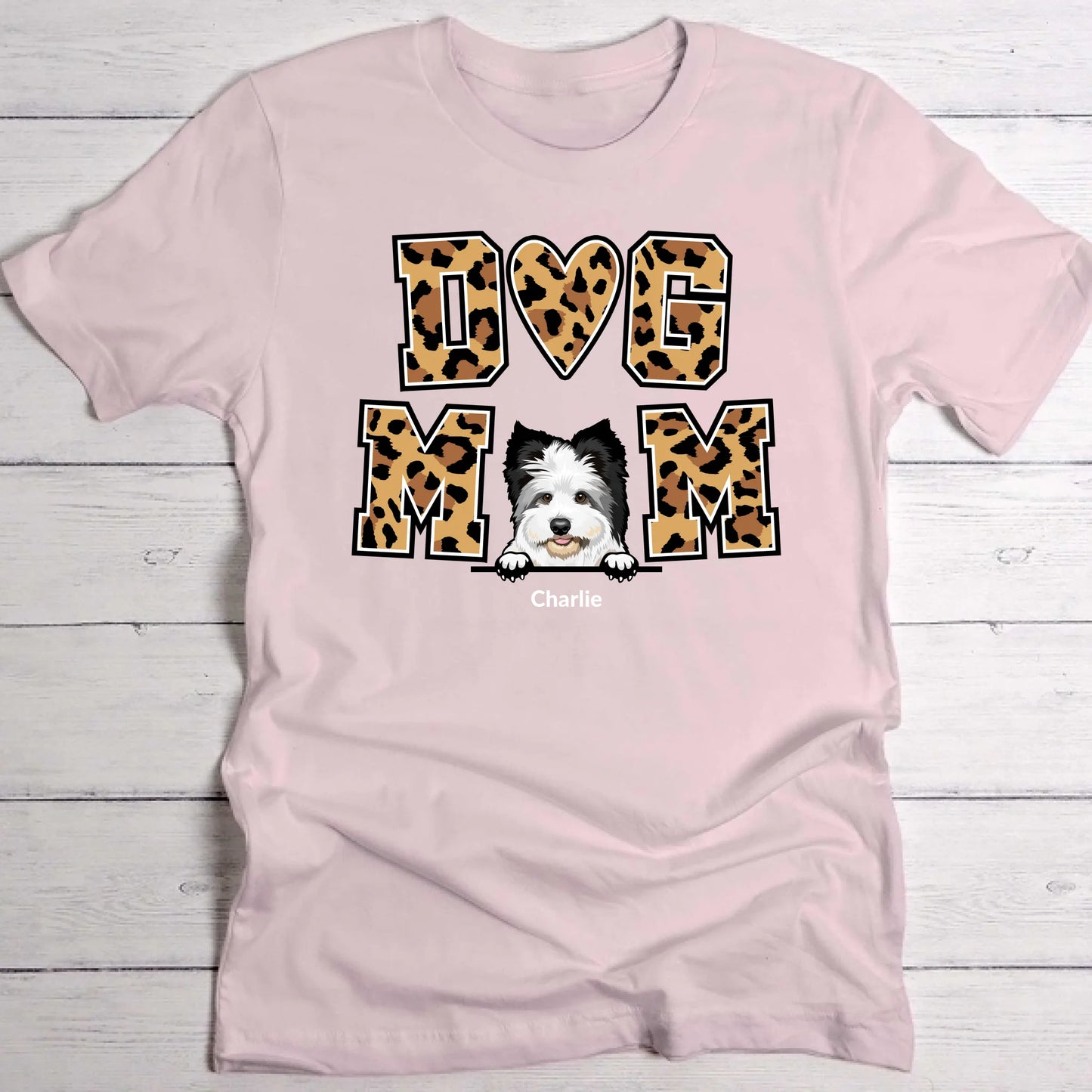 Dog Mom - T-Shirt personnalisé
