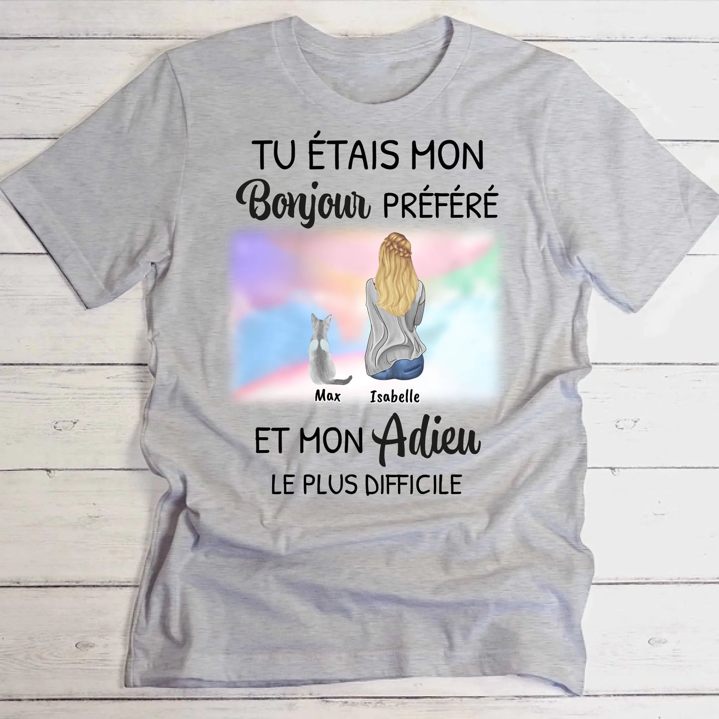 Mon bonjour préféré - T-Shirt personnalisé