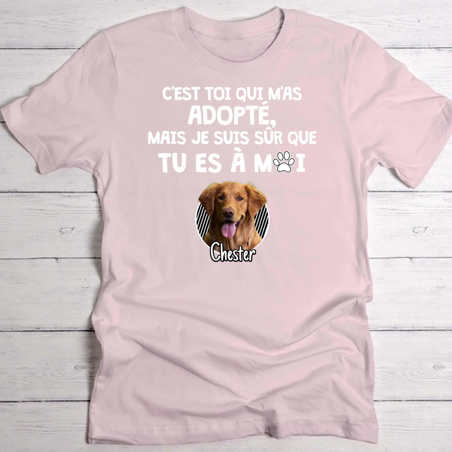 Adopté - T-Shirt personnalisé