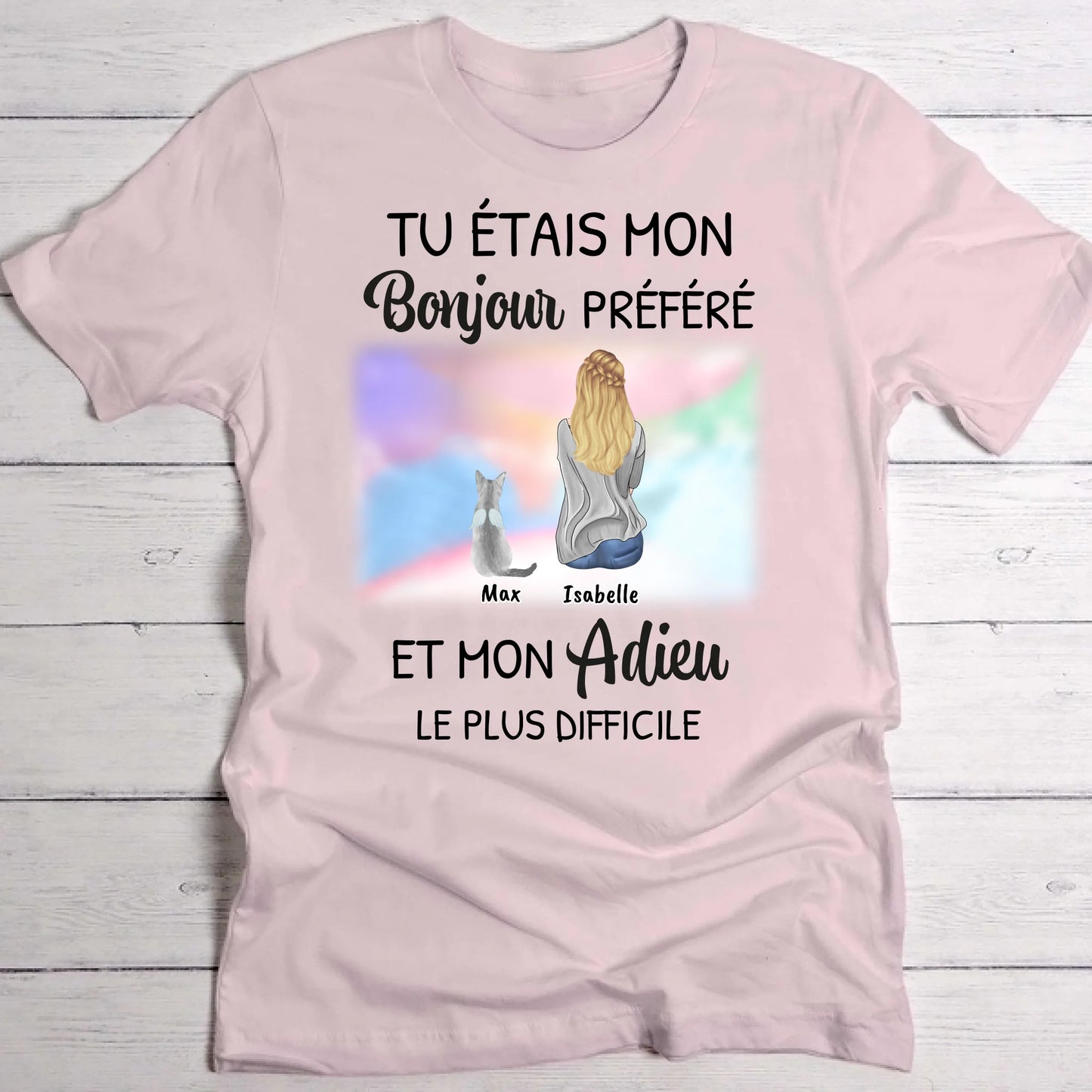Mon bonjour préféré - T-Shirt personnalisé