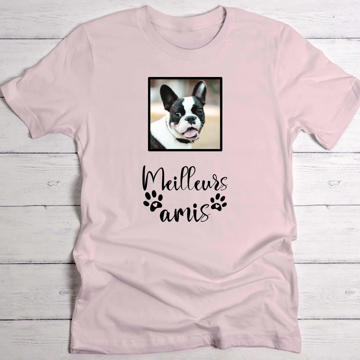 Photo avec texte - T-Shirt personnalisé