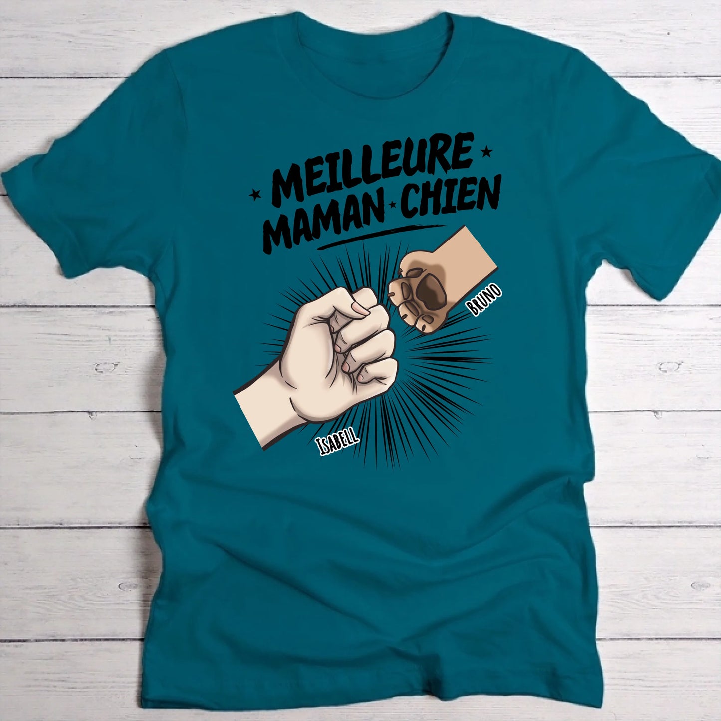 Les meilleurs amis des animaux - T-Shirt personnalisé