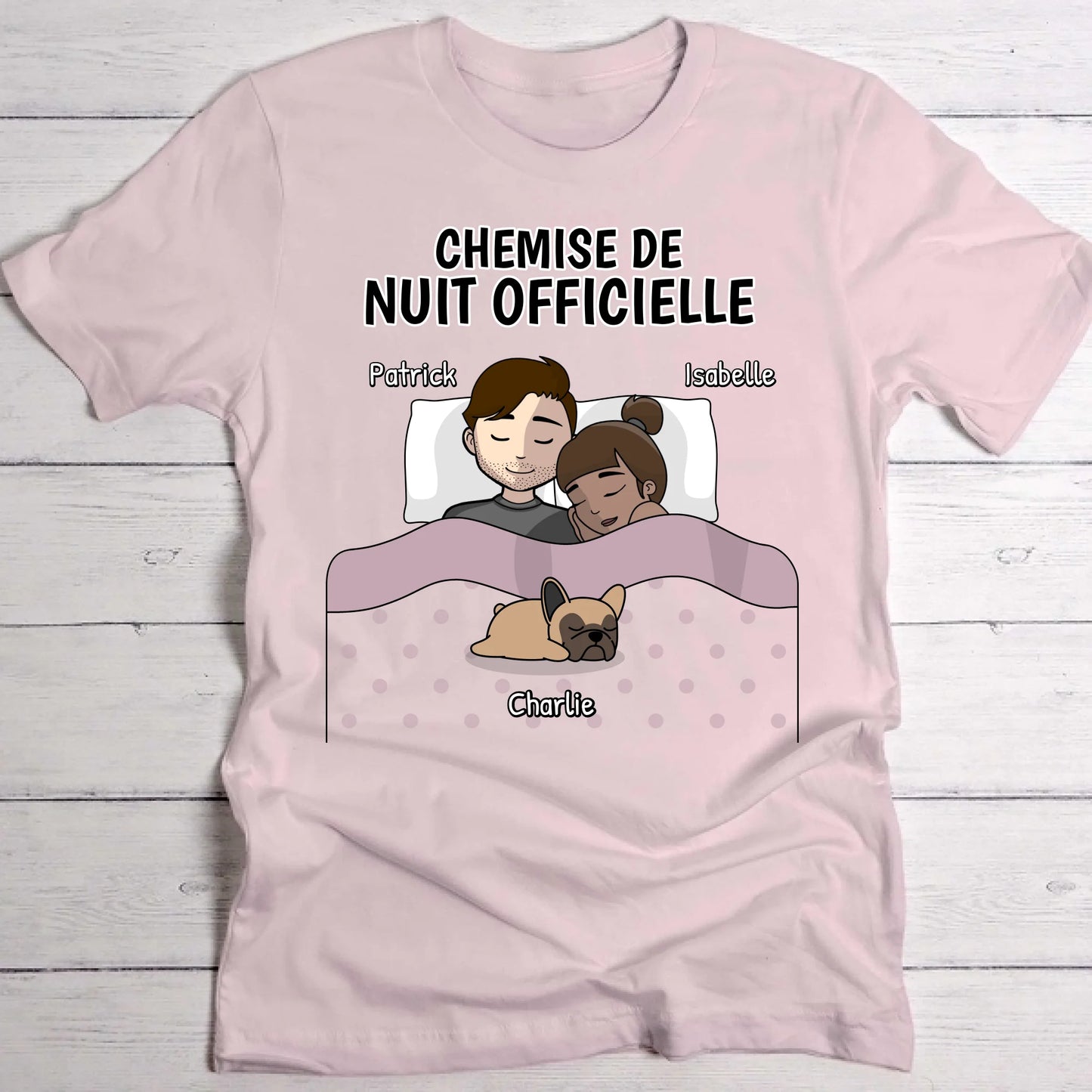 Câlins avec nos amis à poils - T-Shirt personnalisé