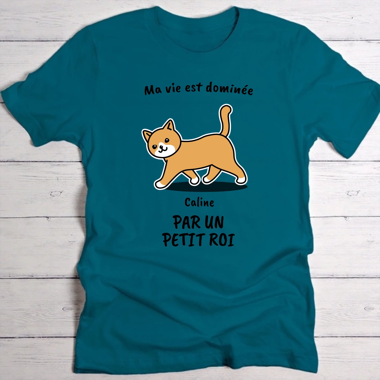 Ma vie avec une reine - T-Shirt personnalisé