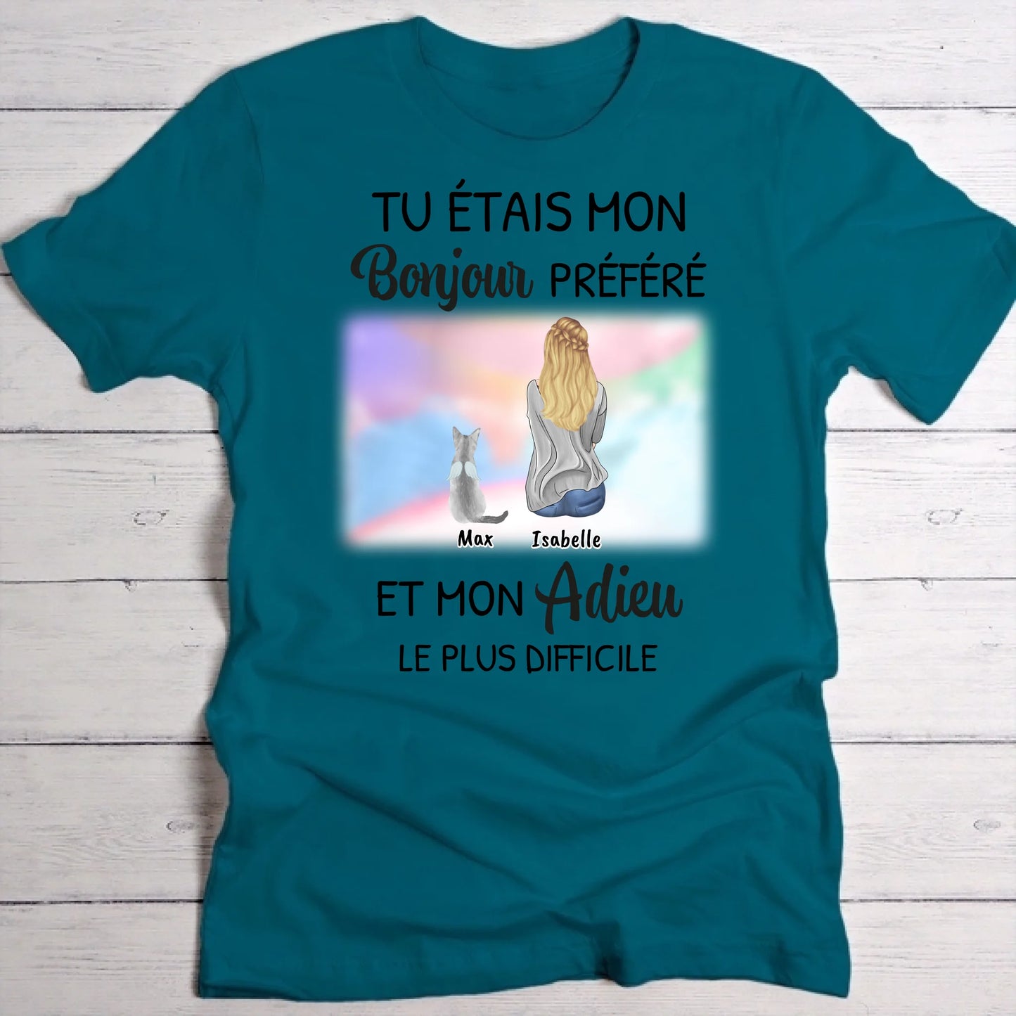 Mon bonjour préféré - T-Shirt personnalisé