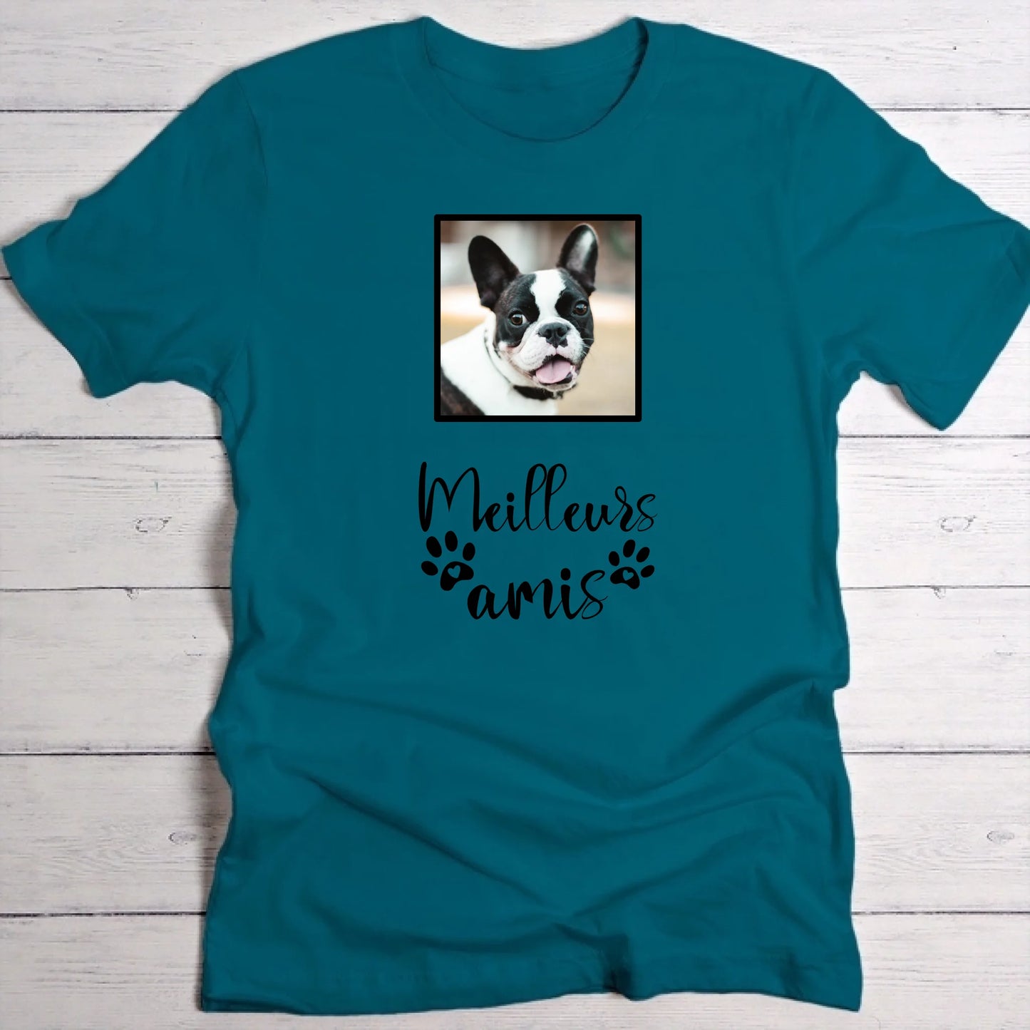Photo avec texte - T-Shirt personnalisé
