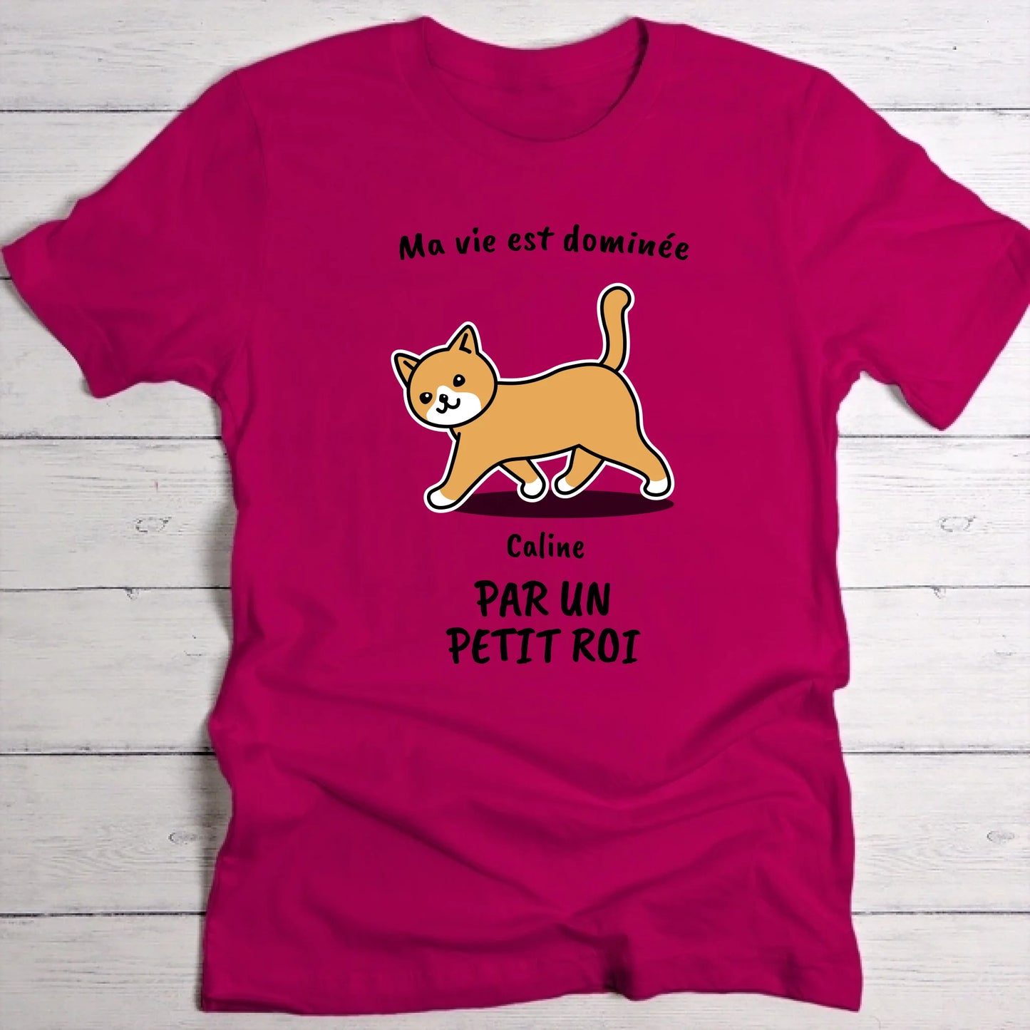 Ma vie avec une reine - T-Shirt personnalisé