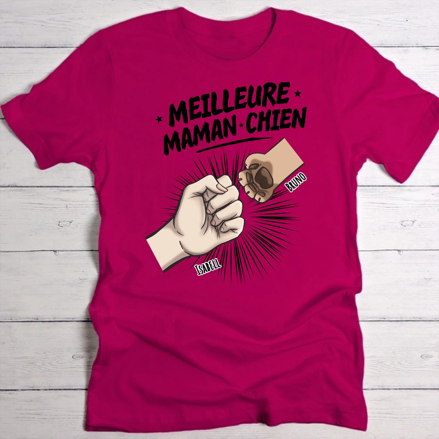 Les meilleurs amis des animaux - T-Shirt personnalisé