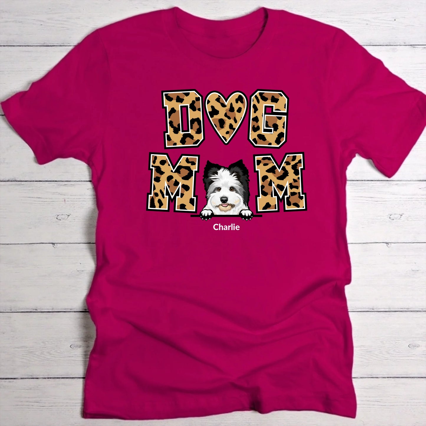 Dog Mom - T-Shirt personnalisé