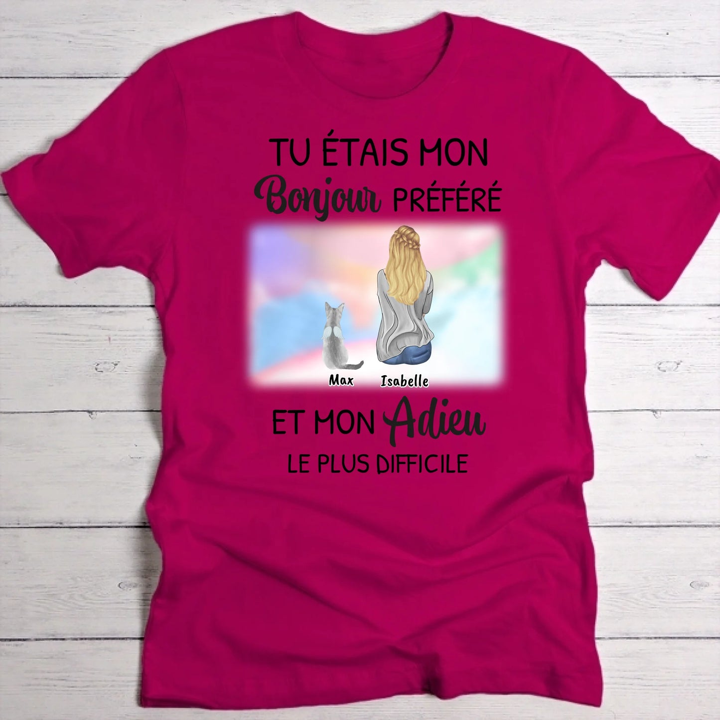 Mon bonjour préféré - T-Shirt personnalisé