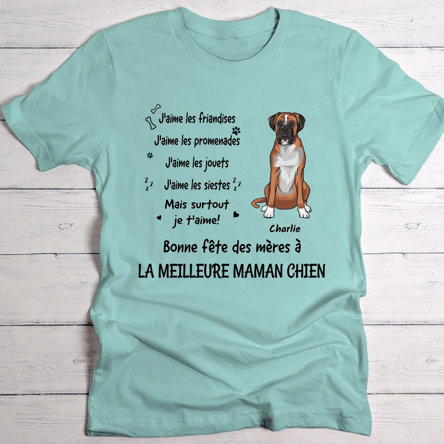 Je t'aime le plus - T-Shirt personnalisé