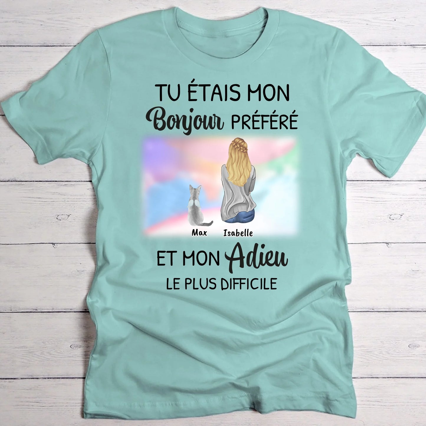 Mon bonjour préféré - T-Shirt personnalisé