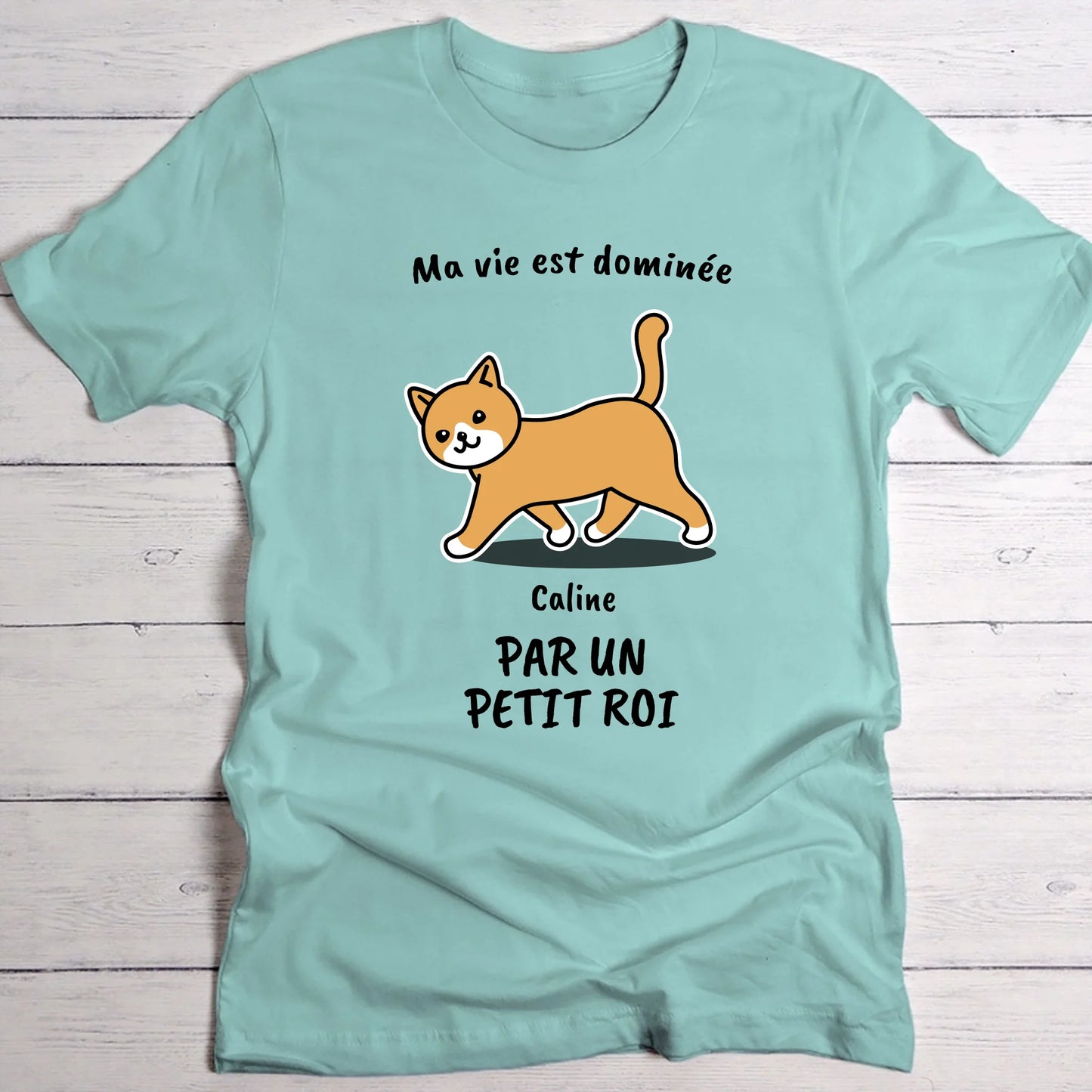 Ma vie avec une reine - T-Shirt personnalisé