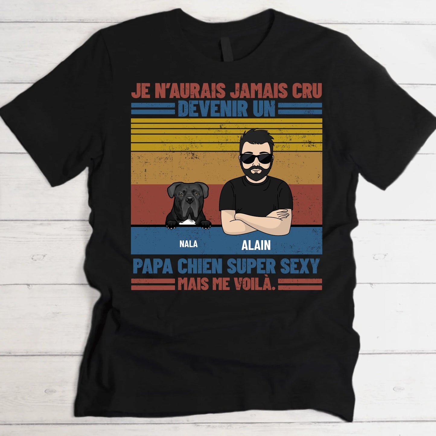 Super papa - T-Shirt personnalisé