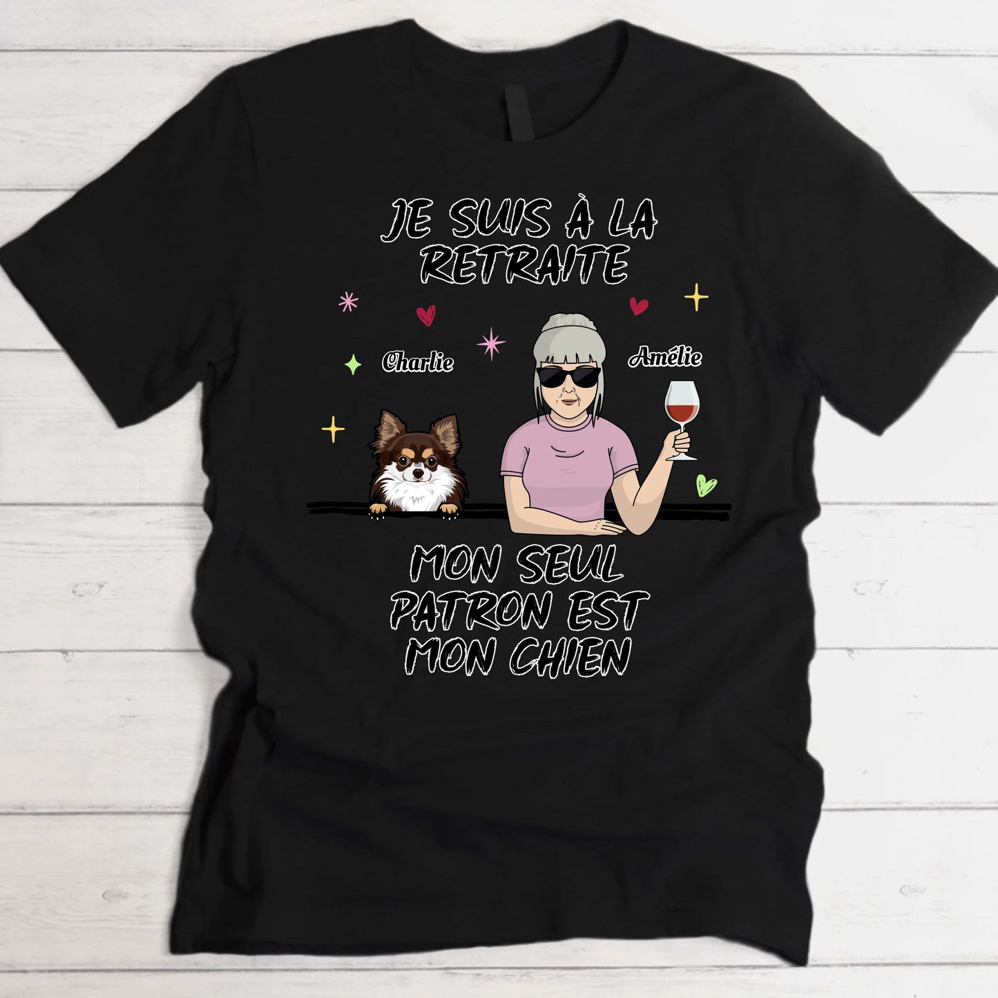 Je suis à la retraite - T-Shirt personnalisé