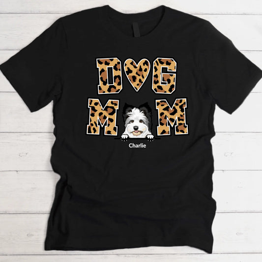 Dog Mom - T-Shirt personnalisé