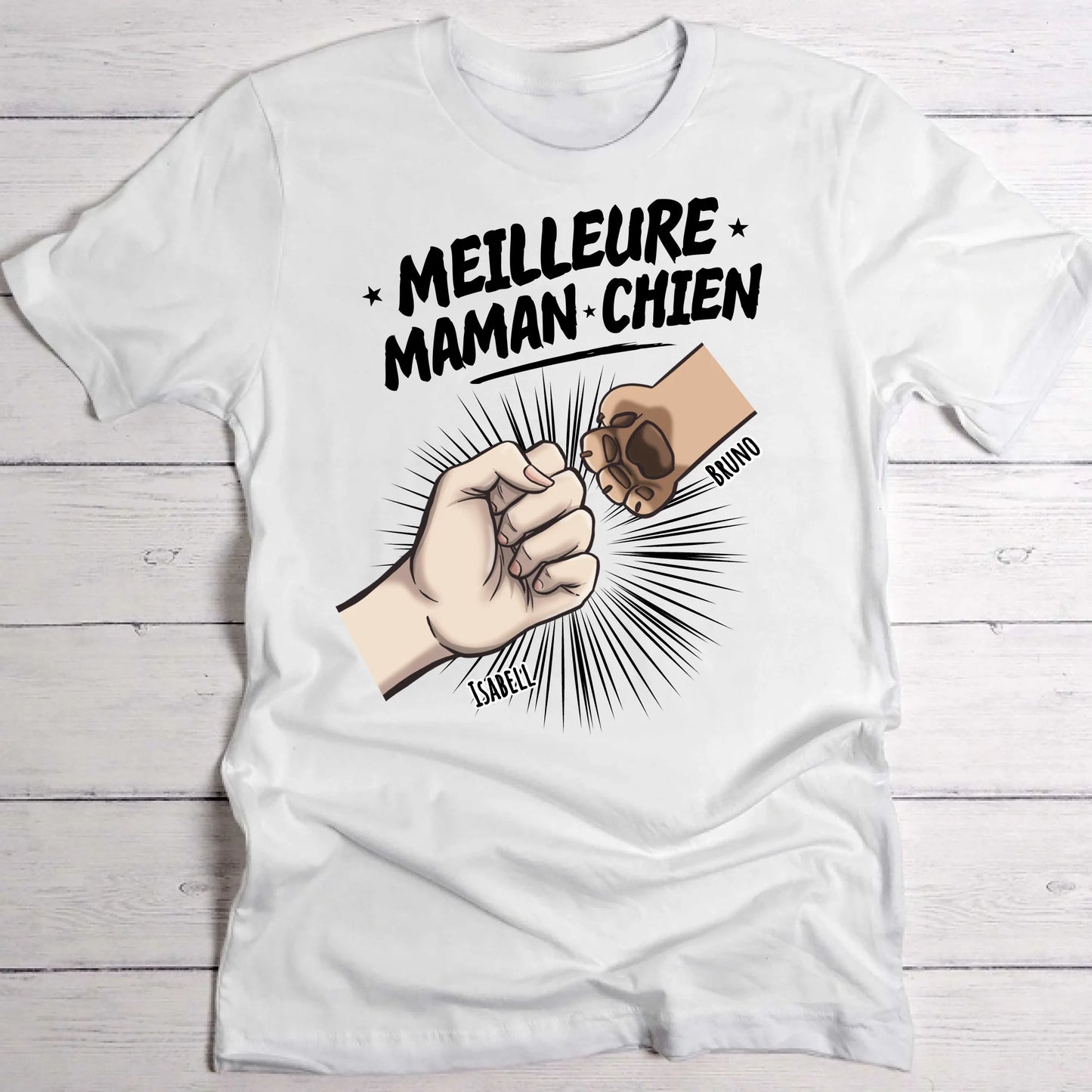 Les meilleurs amis des animaux - T-Shirt personnalisé