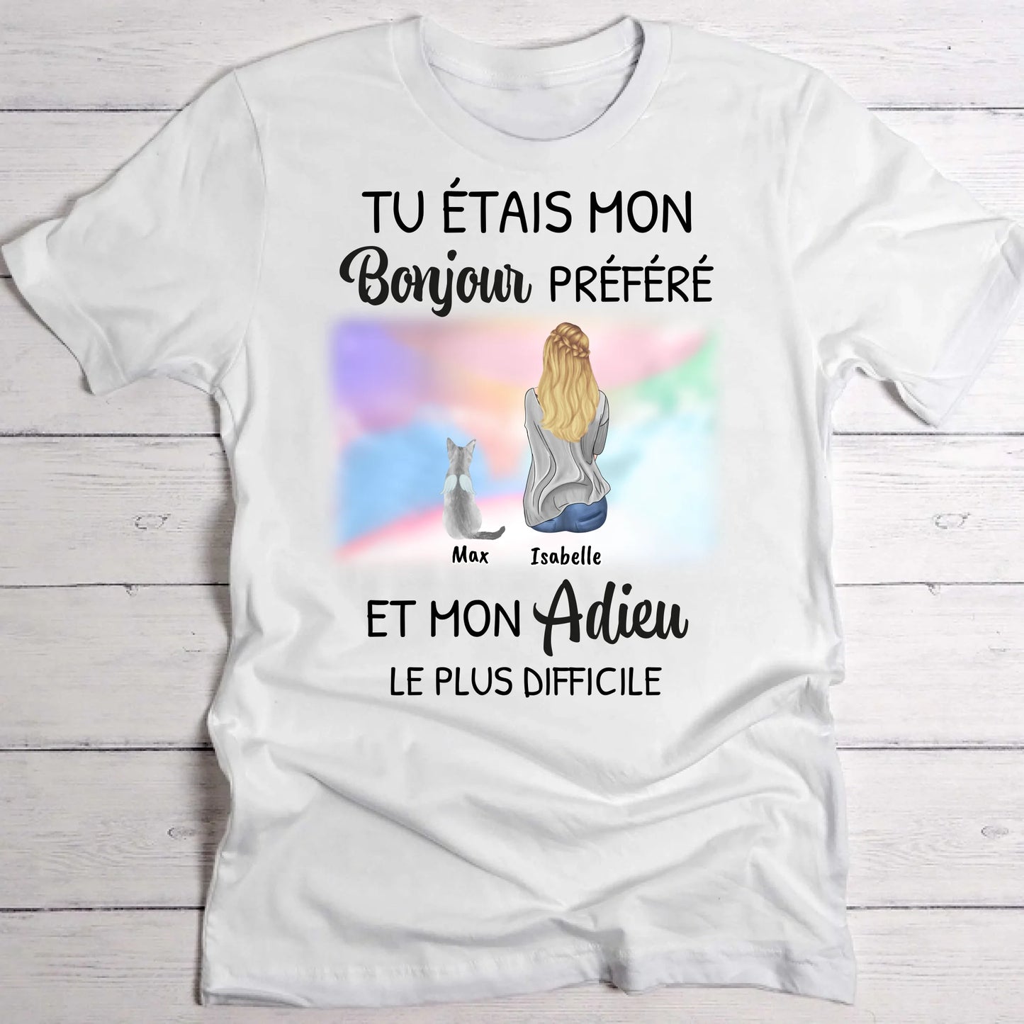 Mon bonjour préféré - T-Shirt personnalisé