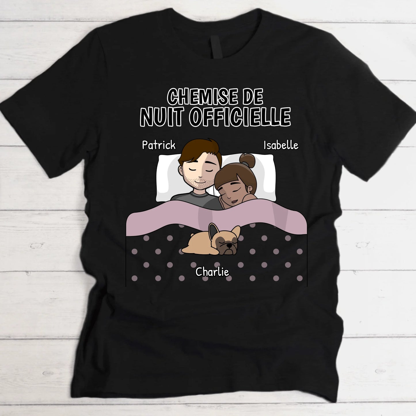 Câlins avec nos amis à poils - T-Shirt personnalisé