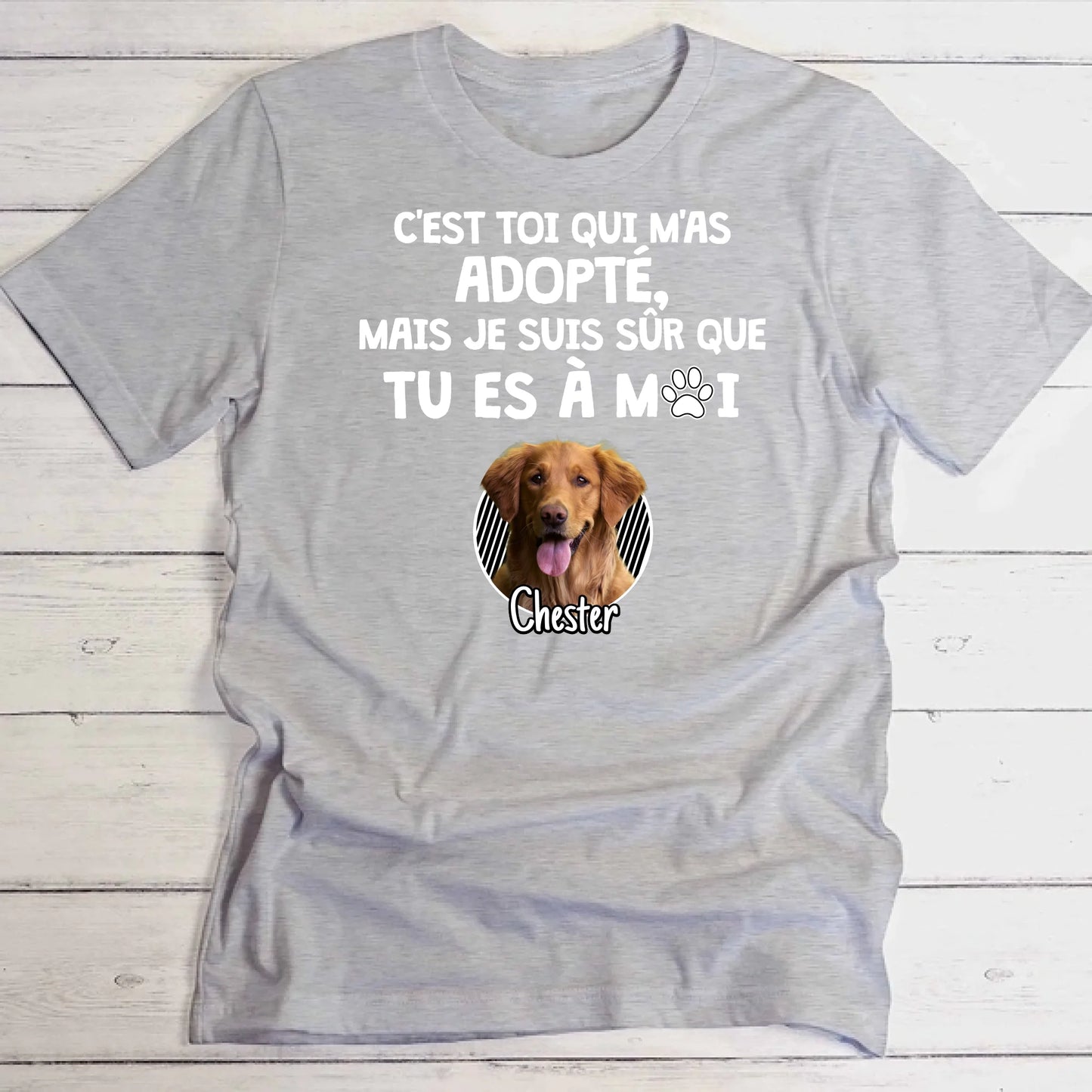 Adopté - T-Shirt personnalisé