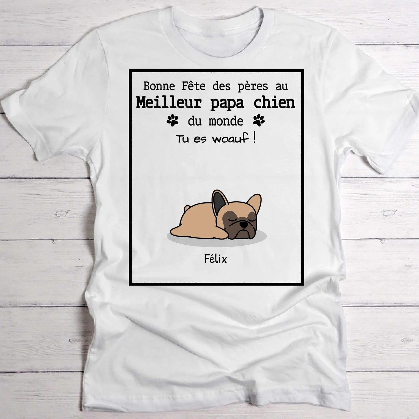 Je t'aime - T-Shirt personnalisé