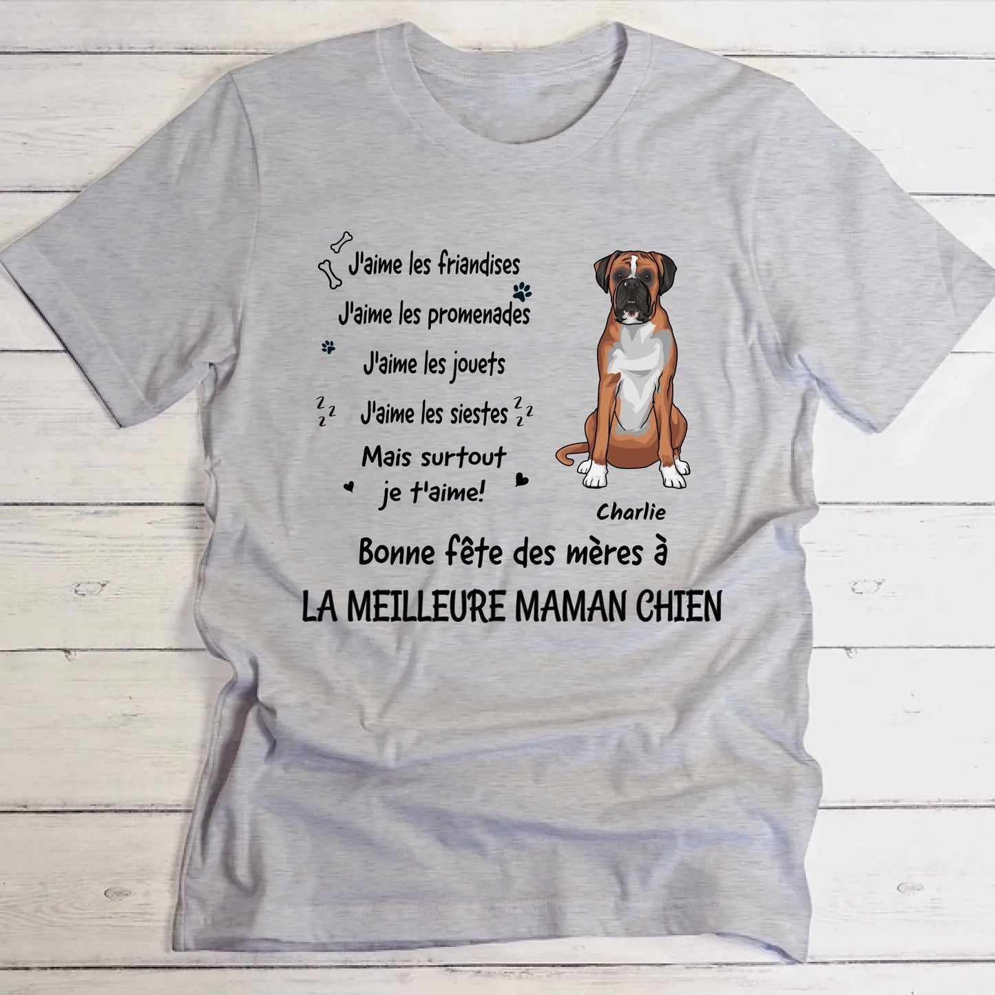 Je t'aime le plus - T-Shirt personnalisé